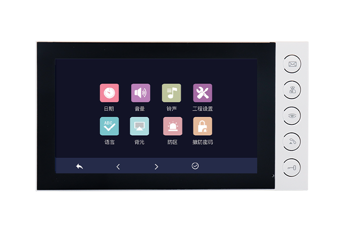 7寸高清分机-按键、、触屏款 型号：MK-HDFJ7N-楼宇云对讲-ZHMKDZ雷火·竞技
